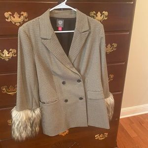 Vince Camuto Blazer in Brown size 12